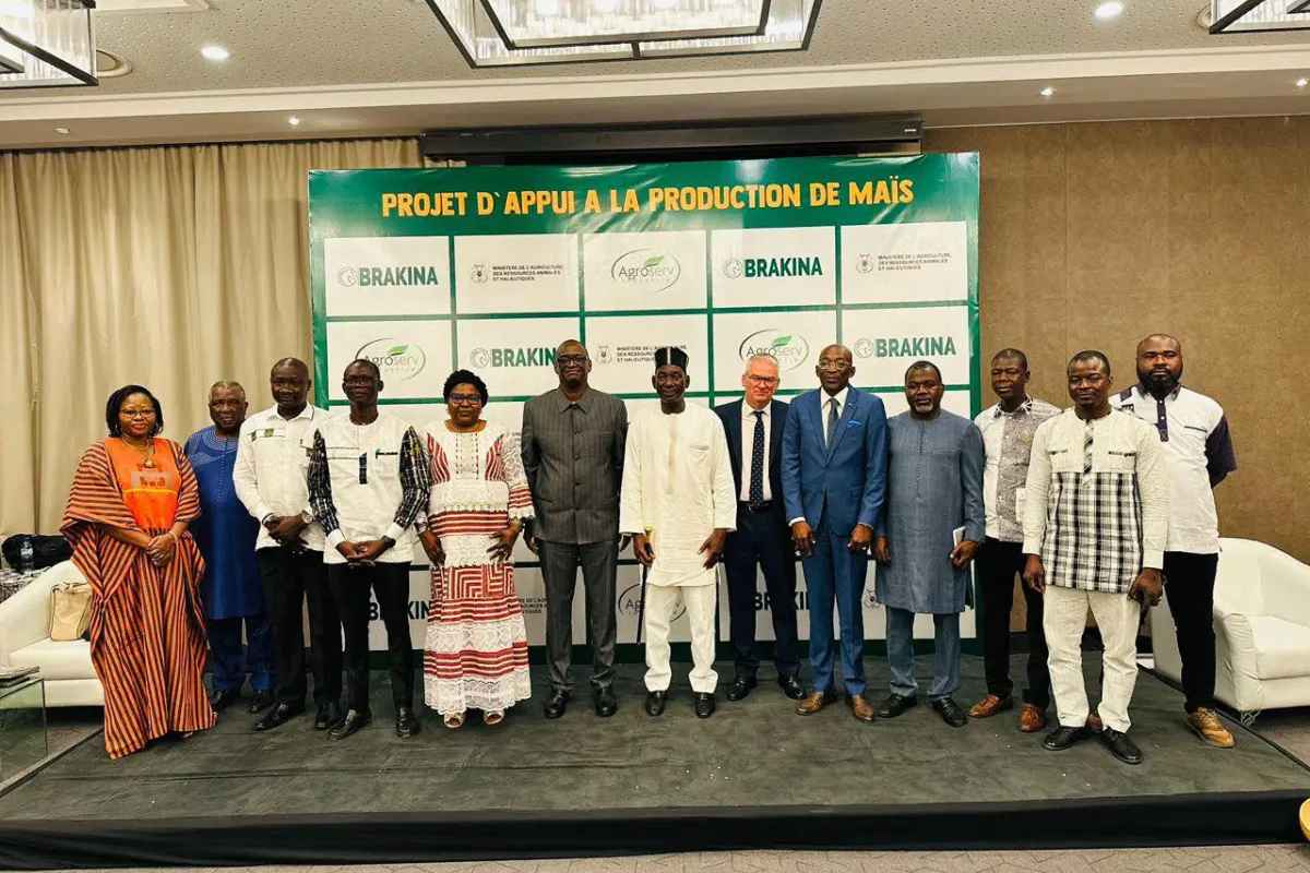 BRAKINA soutient la filière maïs burkinabè avec un projet novateur