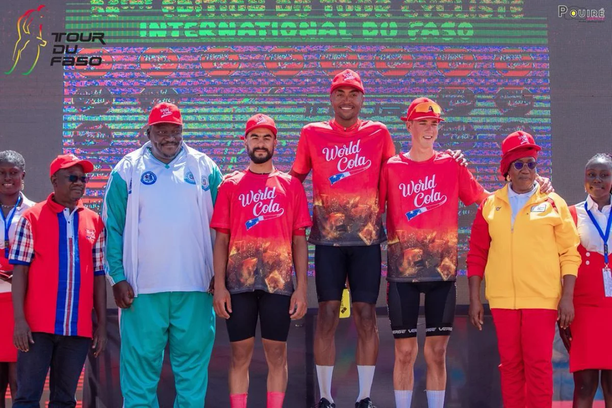 World Cola, sponsor du maillot des Points Chauds du Tour du Faso 2025