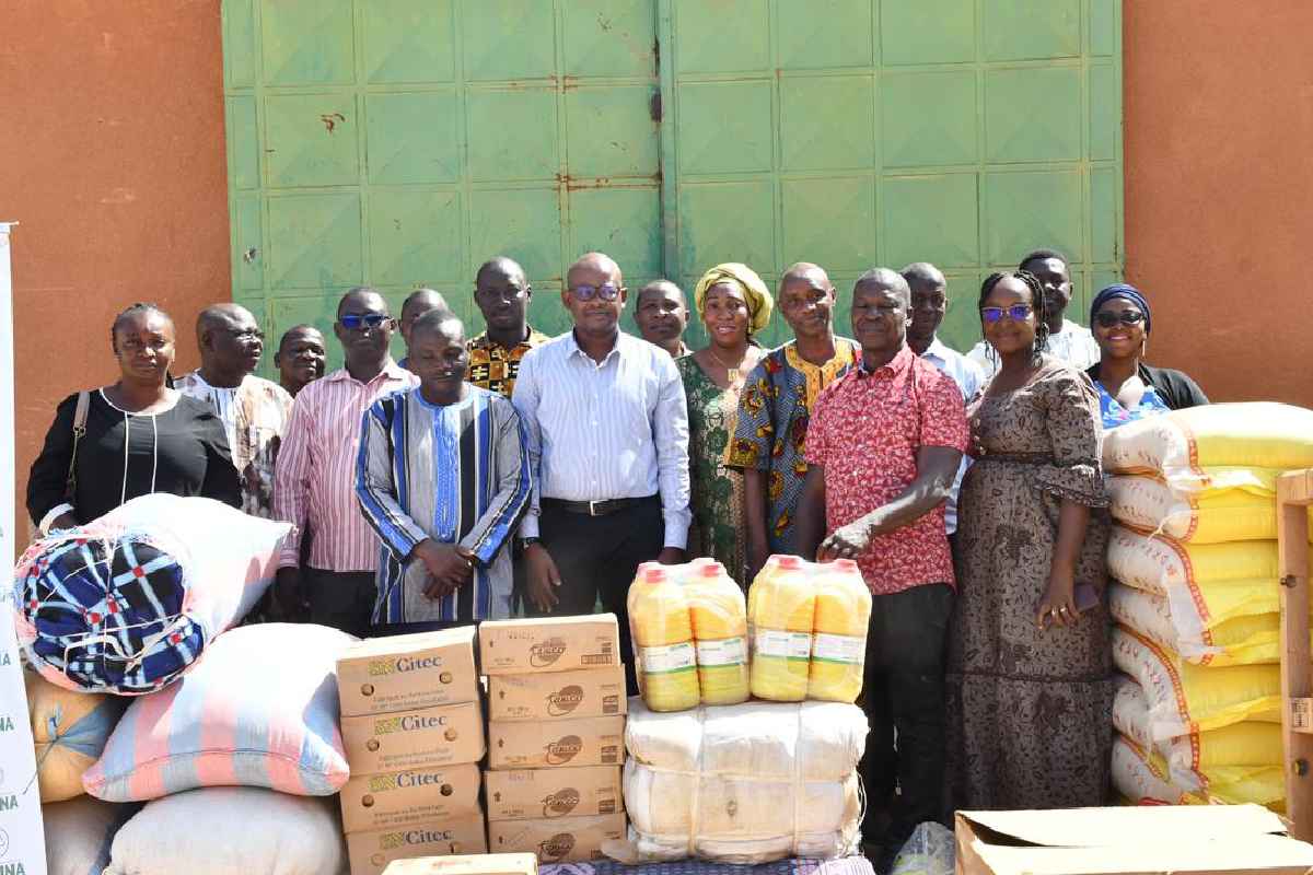 Elan de solidarité Nationale: BRAKINA/SODIBO et l’ensemble de son personnel ont fait parler leurs cœurs en faveur des PDI