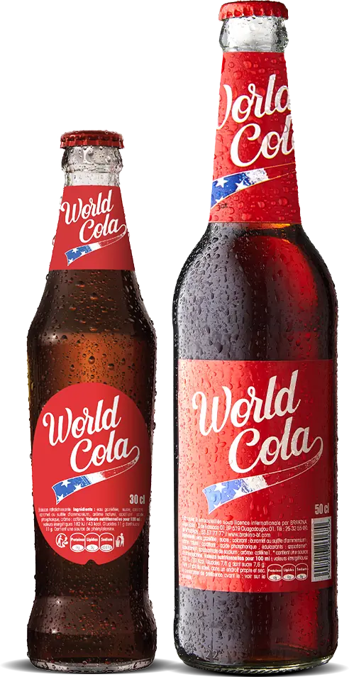 Bouteilles de World Cola