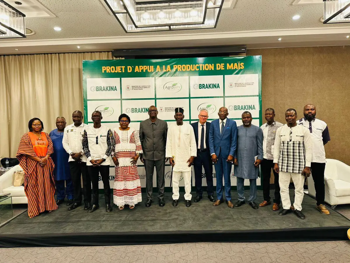 BRAKINA soutien la filière maïs
