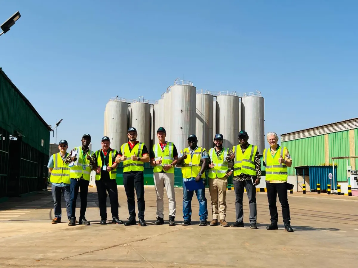 Photo de la visite stratégique de Monsieur Grégory CLERC à BRAKINA